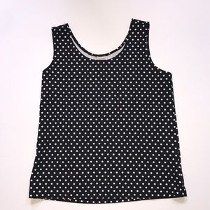 Avenue polka dot tank top size 14/16